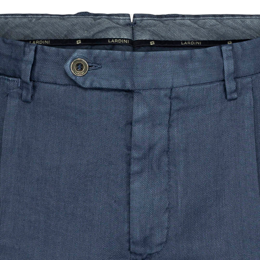 Lin/Bomull bukse - EL56089 835 - Navy