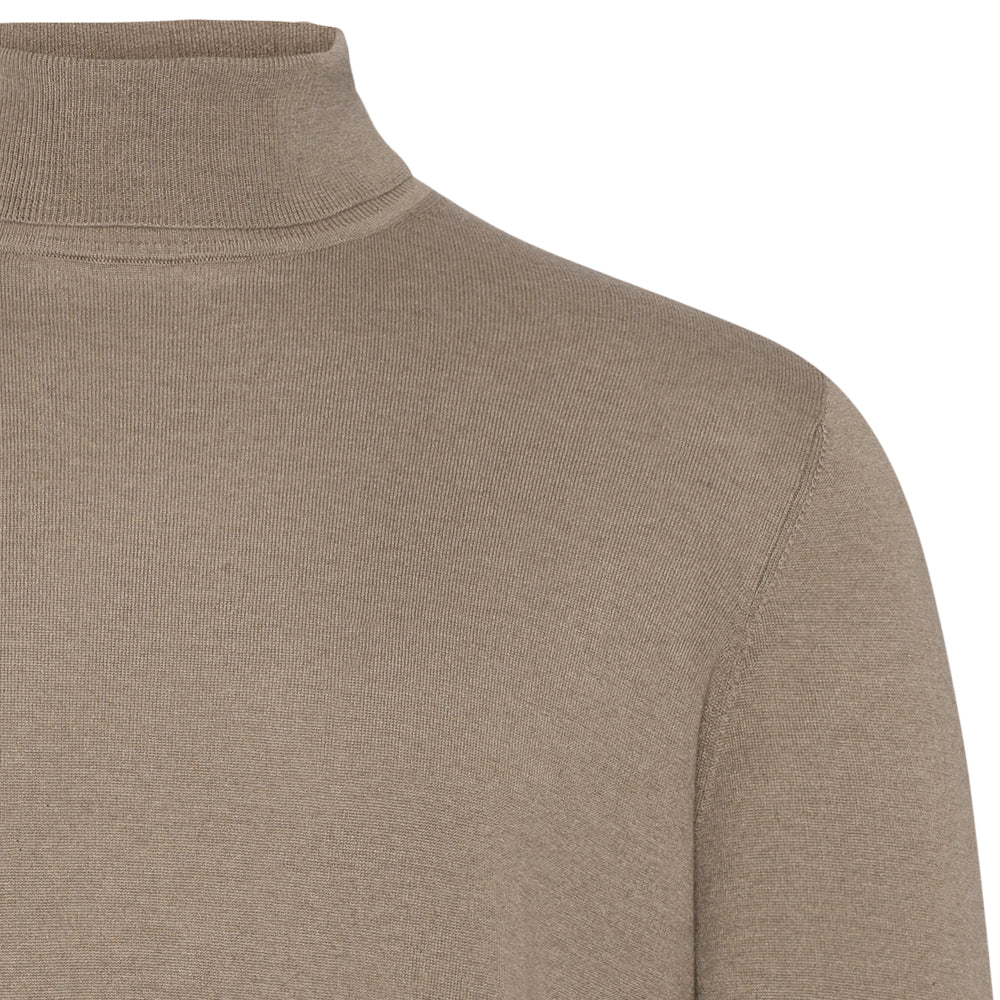 Turtleneck - Lys brun