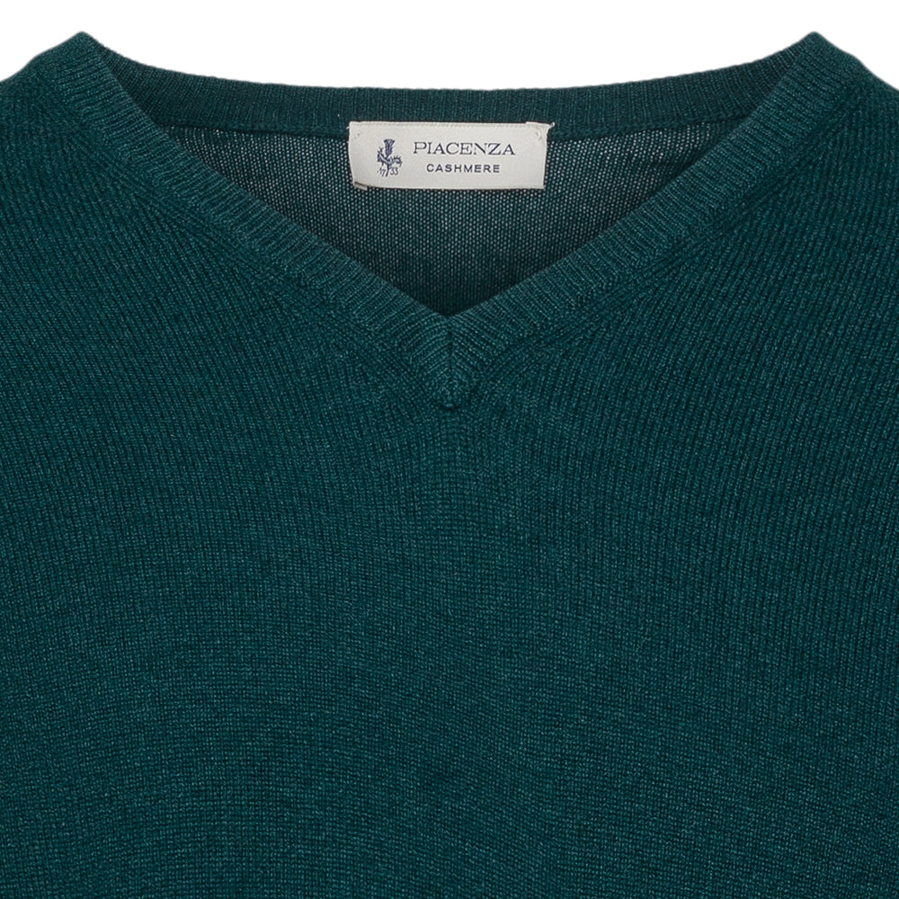 Genser - Cashmere - 8579 90458 - Mørk grønn
