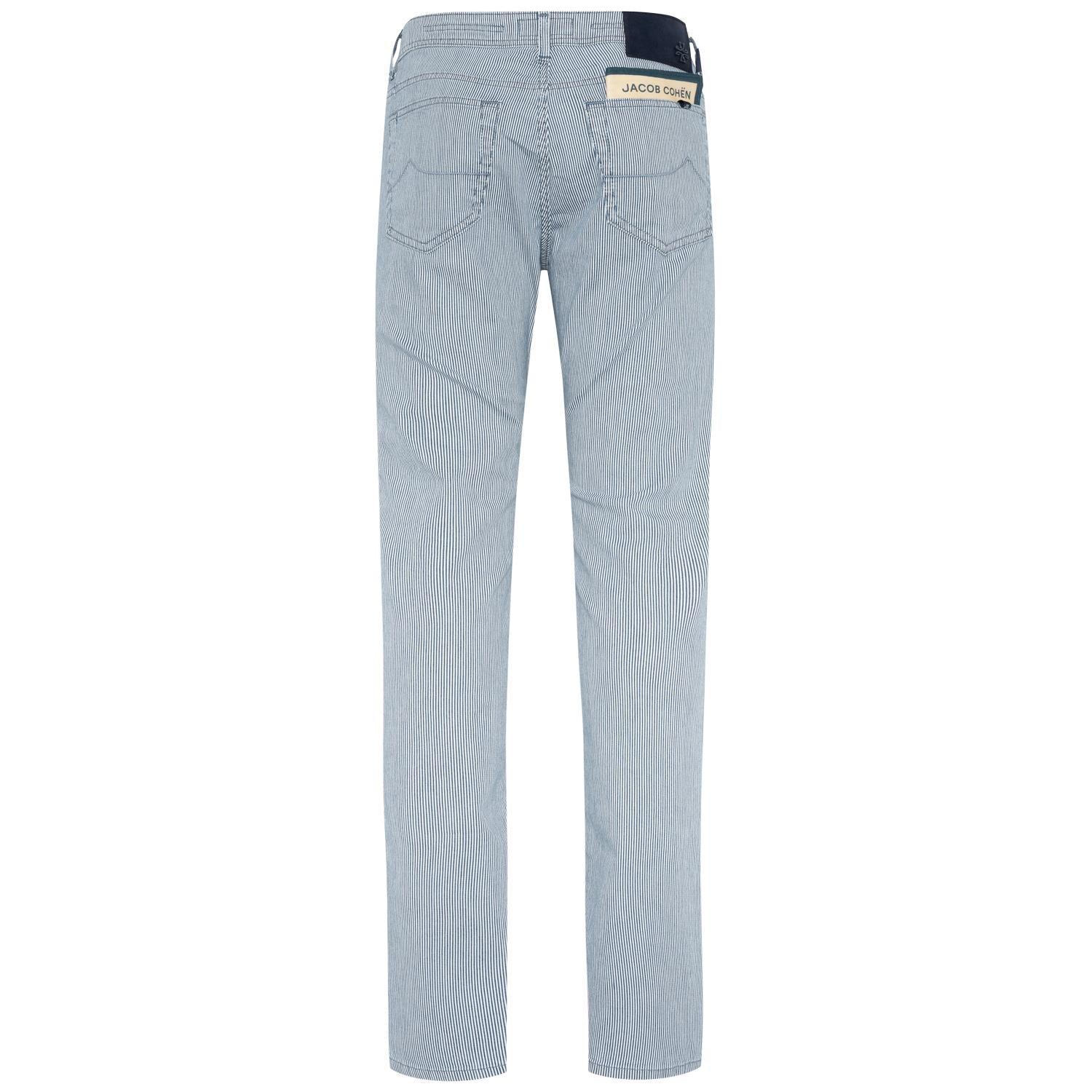 Bomullsjeans - Bard - Navy stripet