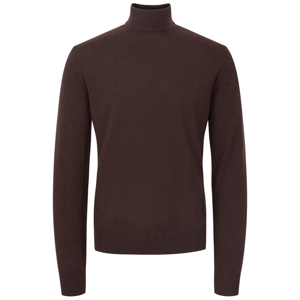 Høyhalset genser- Z003 - Brun