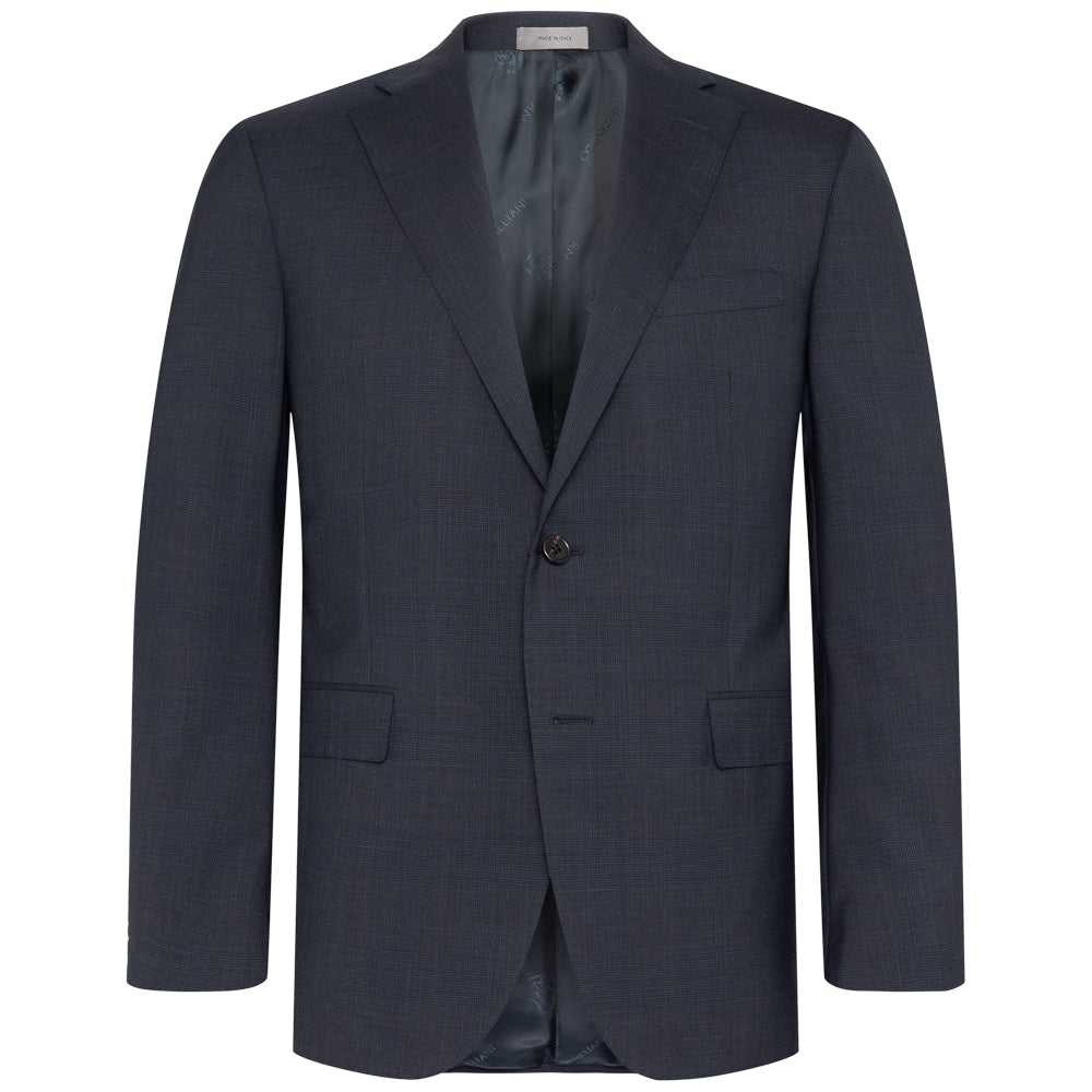 Dress - Academy - Navy rutet