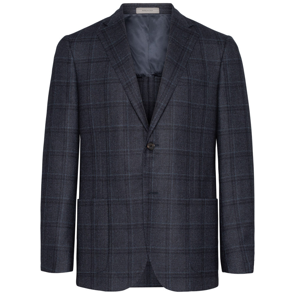 Jakke - Academy - Navy rutet