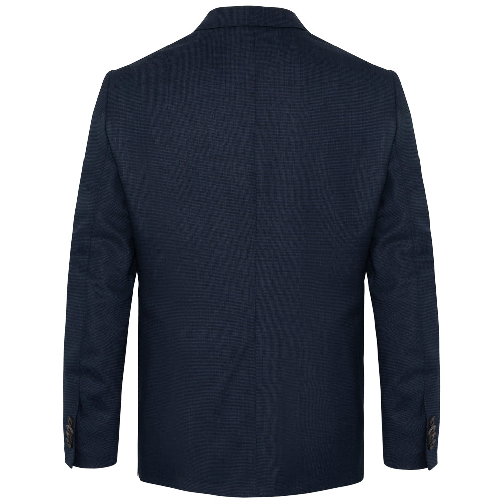 Dress - Academy - Navy struktur