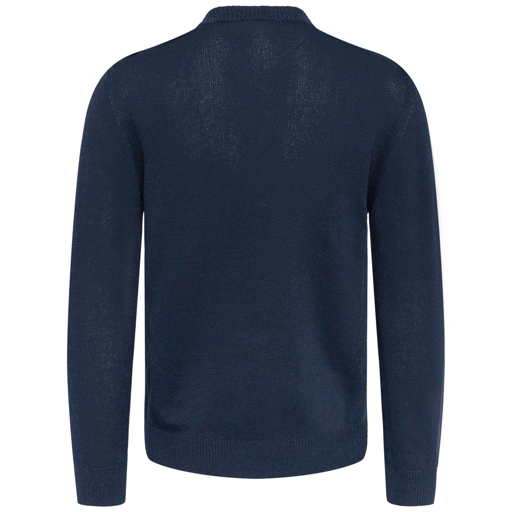 Rundhals genser - Navy