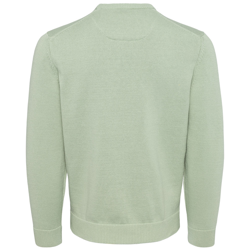 Rundhals genser - 2570 420 - Grønn