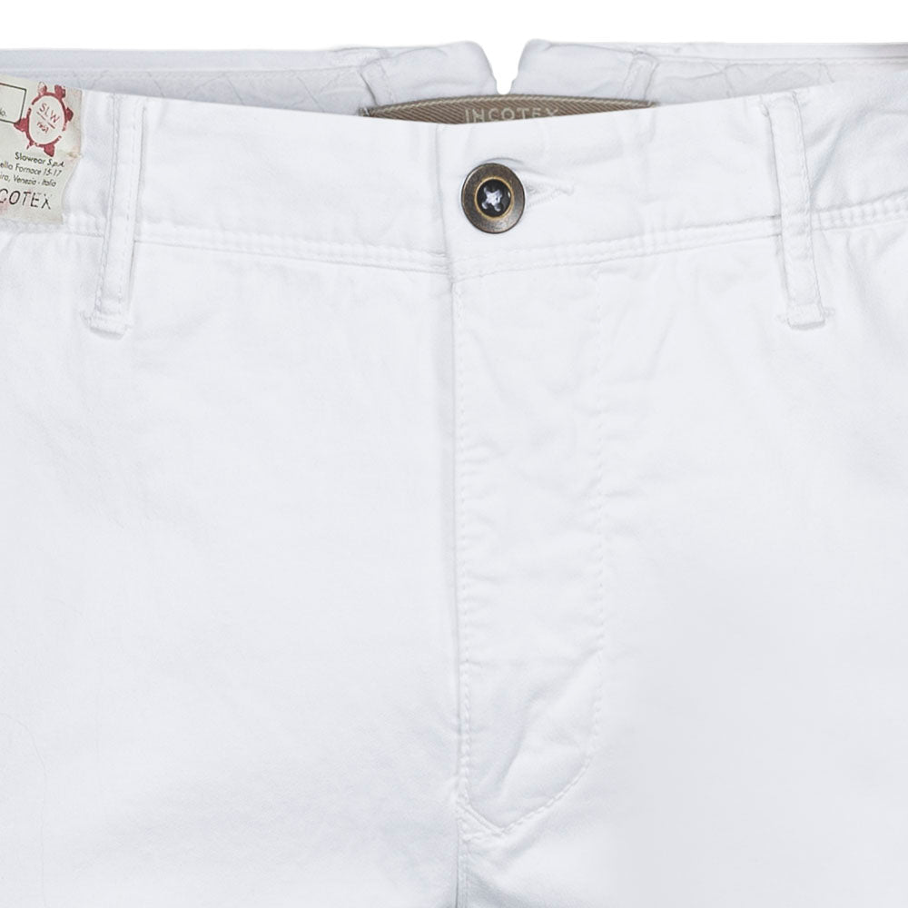 Bomullsbukse - 90664 ST619X - Hvit