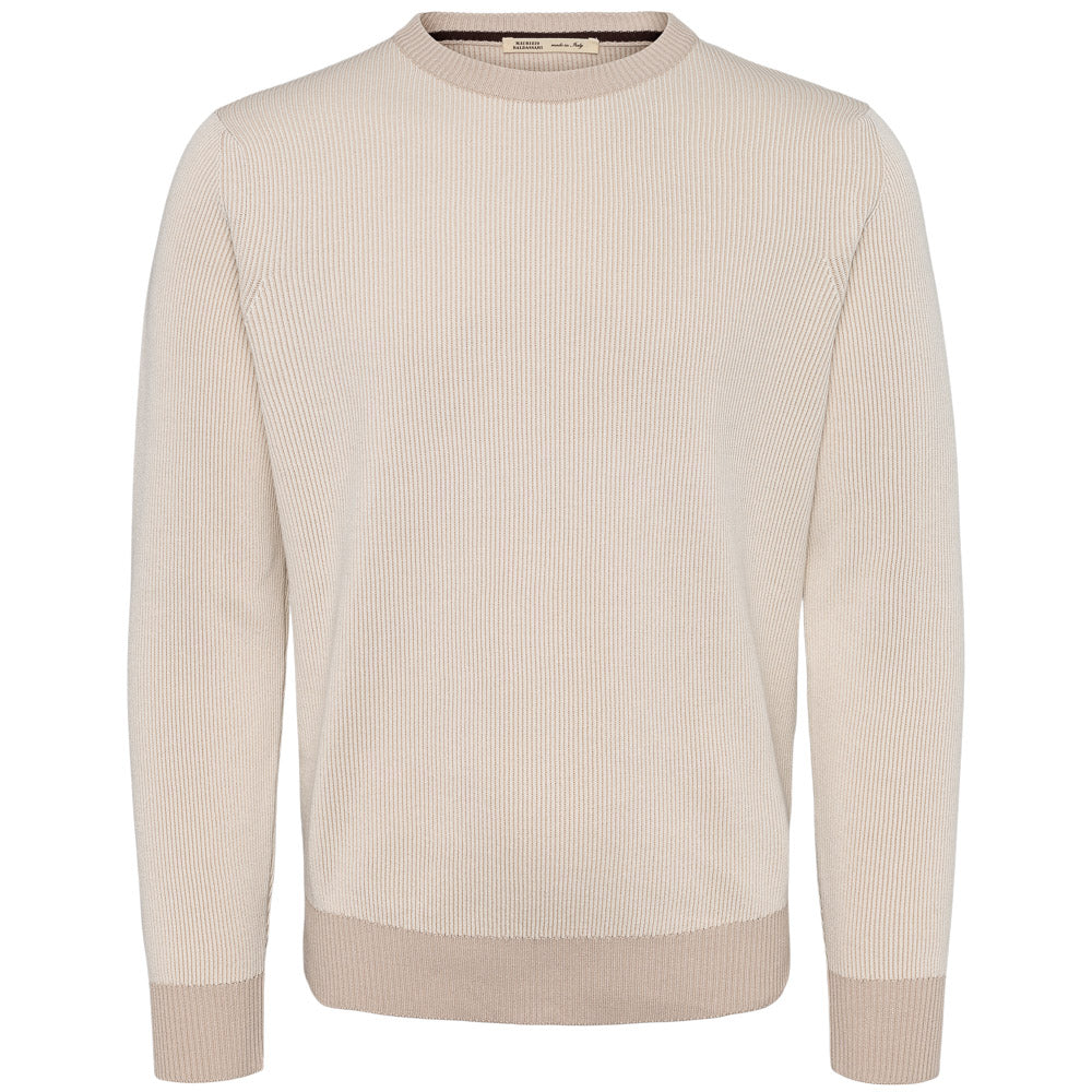 Rundhals genser - KNISE - Beige