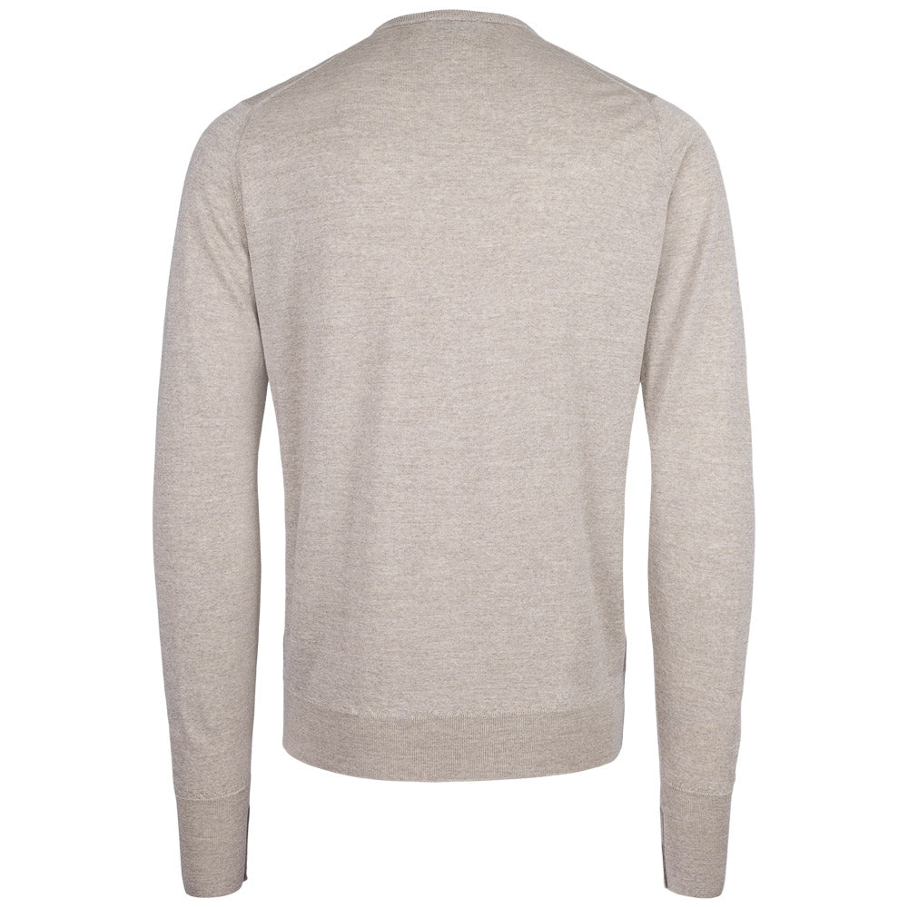 Rundhals genser - Marcus - Lys beige