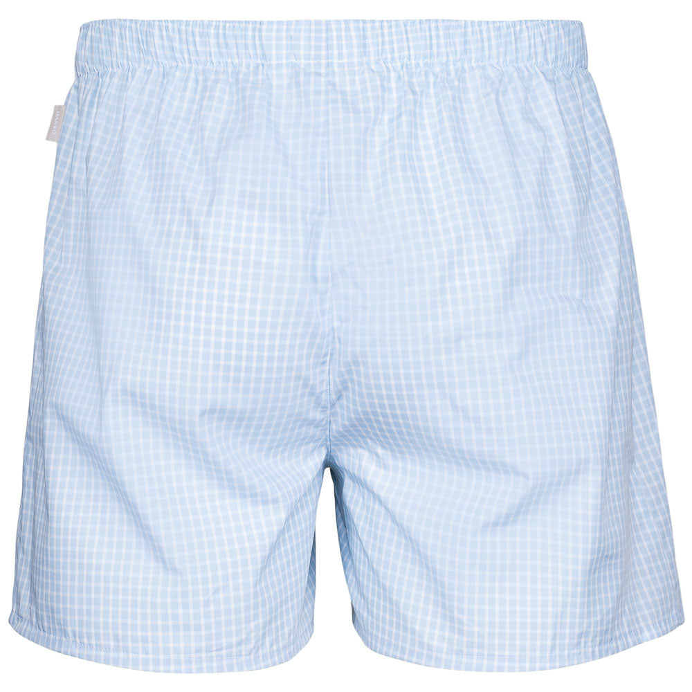 Boksershorts - Lys blå rutet