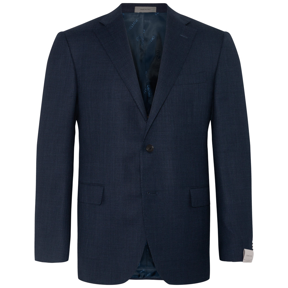 Dress - Academy - Navy struktur