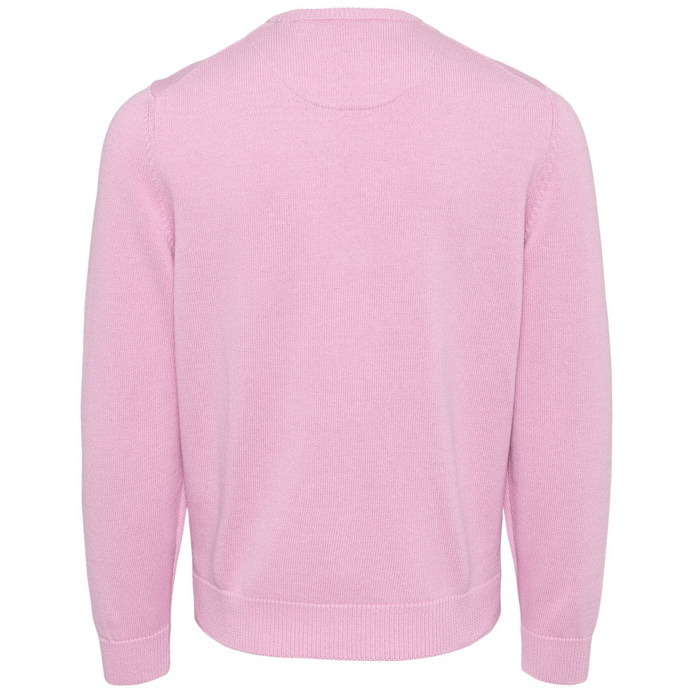 Rundhals genser - 2570 520 - Lys rosa