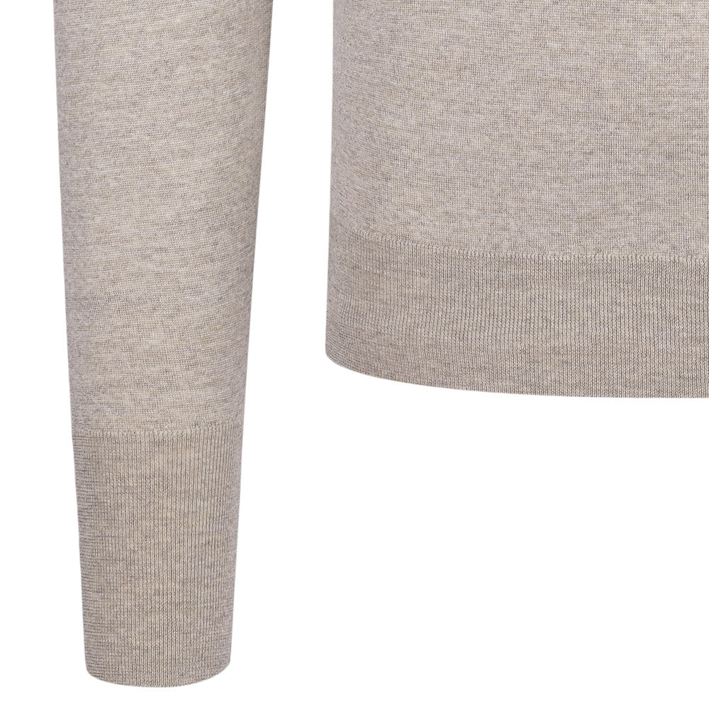Høyhalset genser - Richards - Lys beige