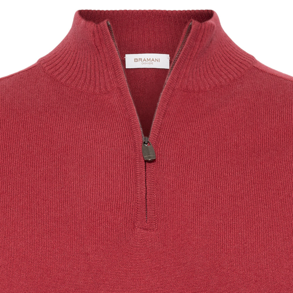 Genser - Half zip - 1897 - Cherry