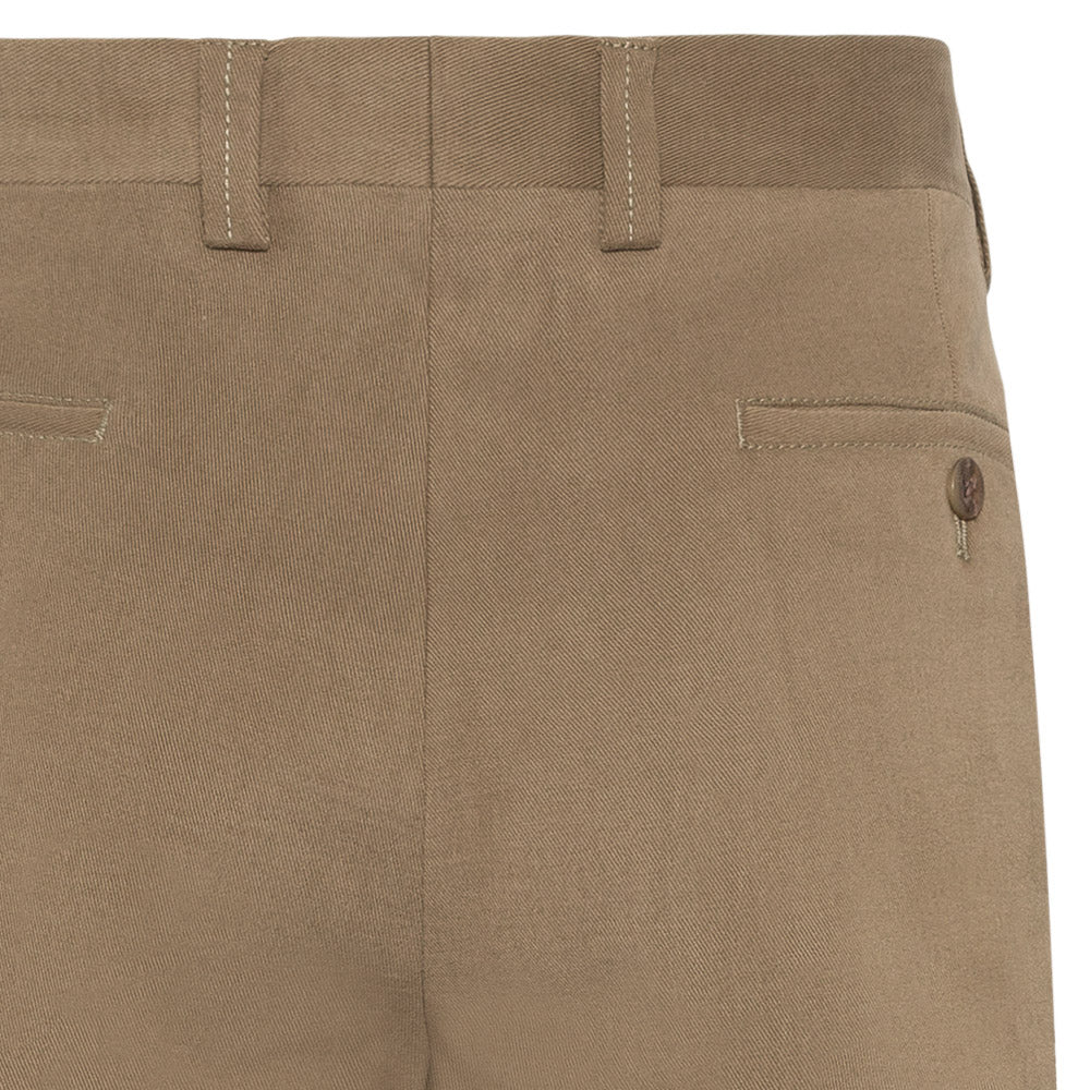 Bomullsbukse - 18503 35 - Mørk beige