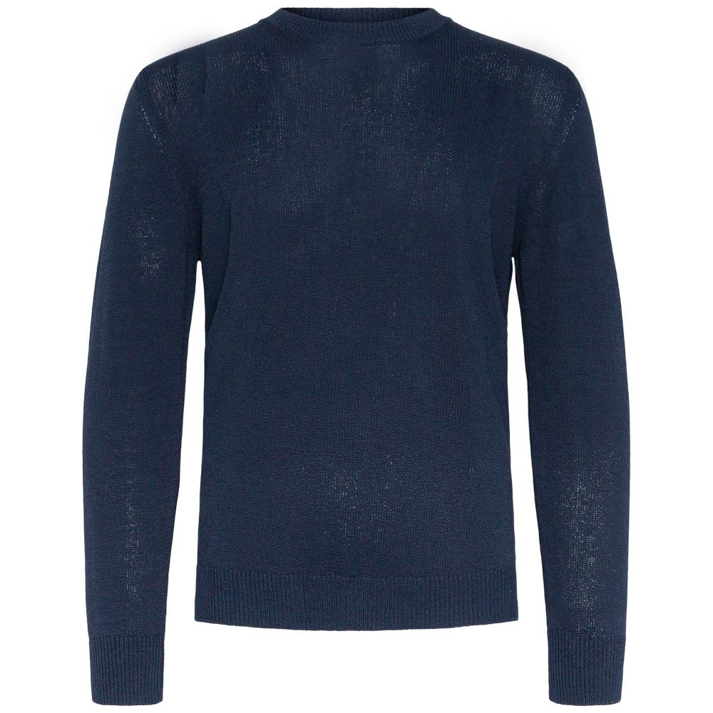 Rundhals genser - Navy