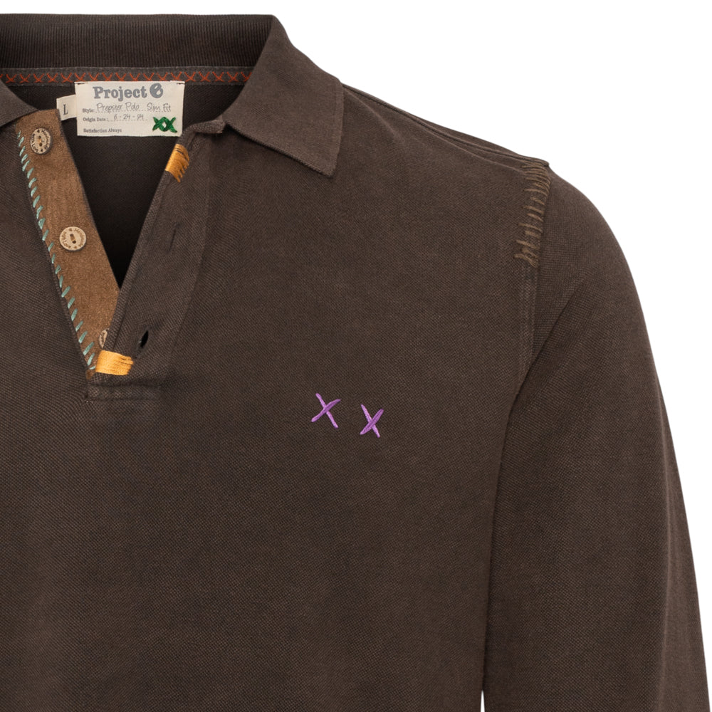 Longsleeve - Skinn - Brun