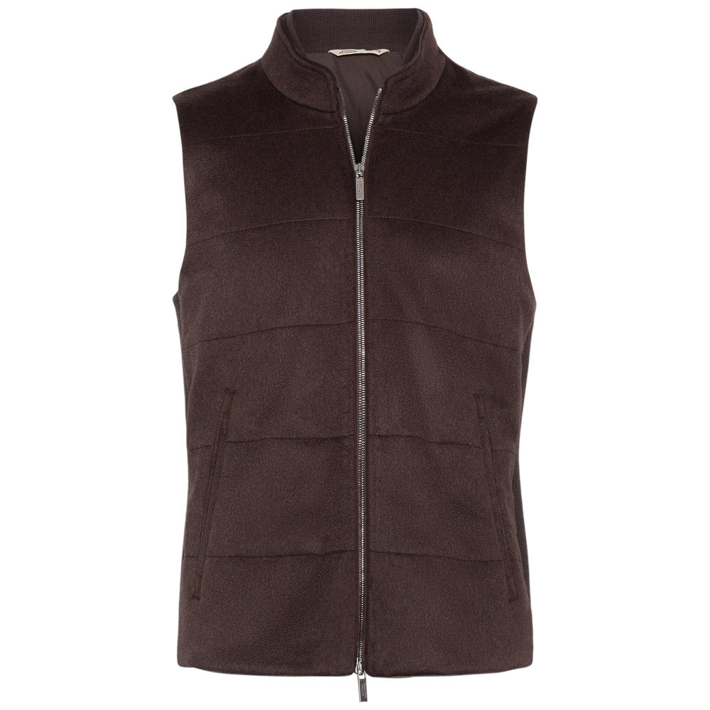 Vest - Mørk brun