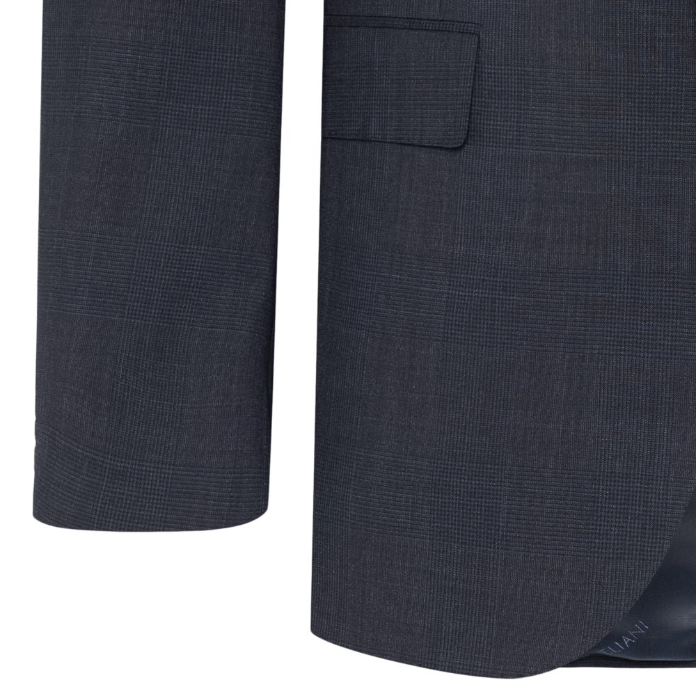 Dress - Academy - Navy rutet