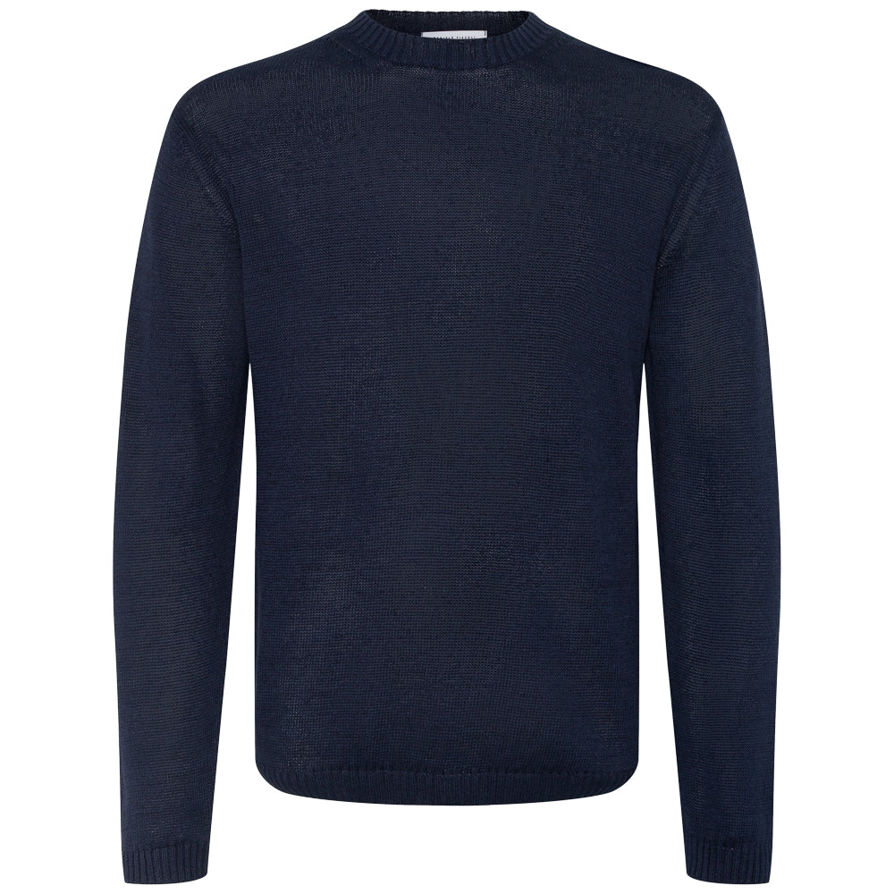 Rundhals genser - Navy