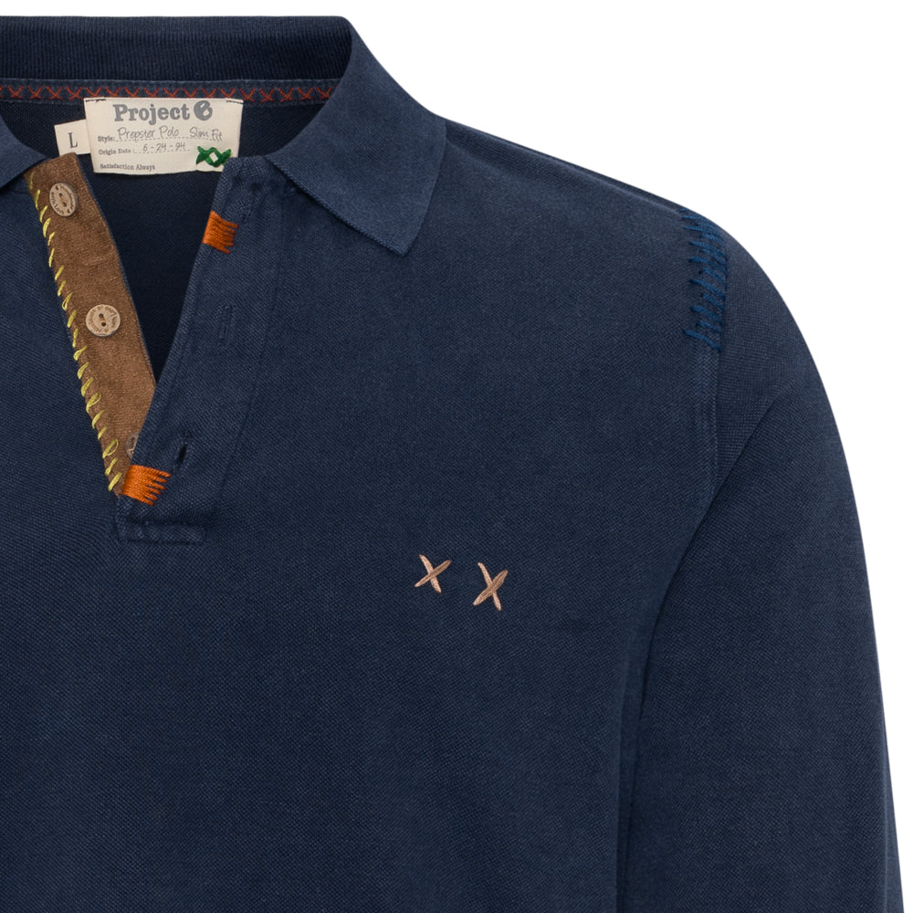 Longsleeve - Skinn - Navy