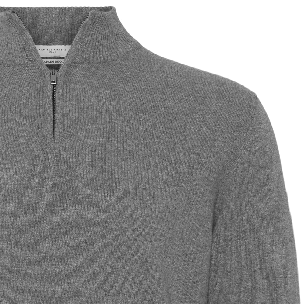 Half zip - Grå