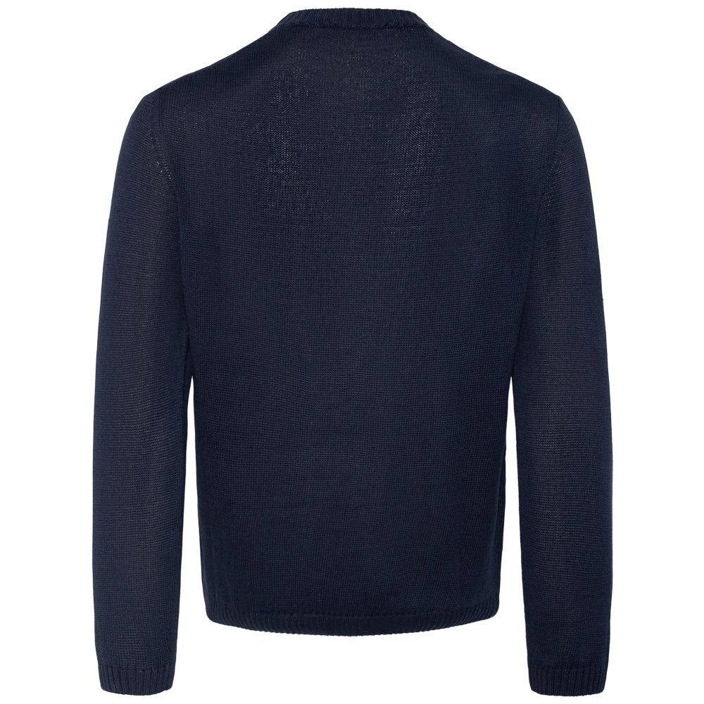 Rundhals genser - Navy