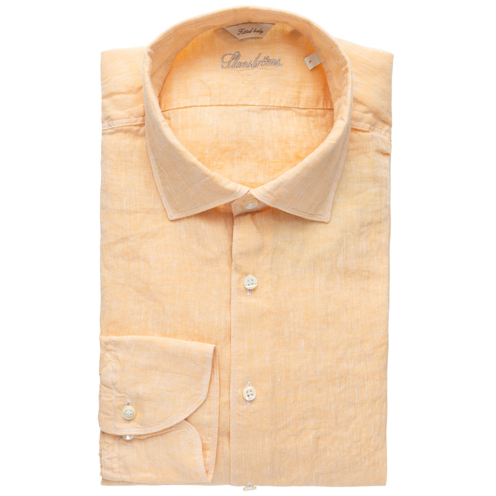 Linskjorte - Fitted body - 7970 750 - Fersken