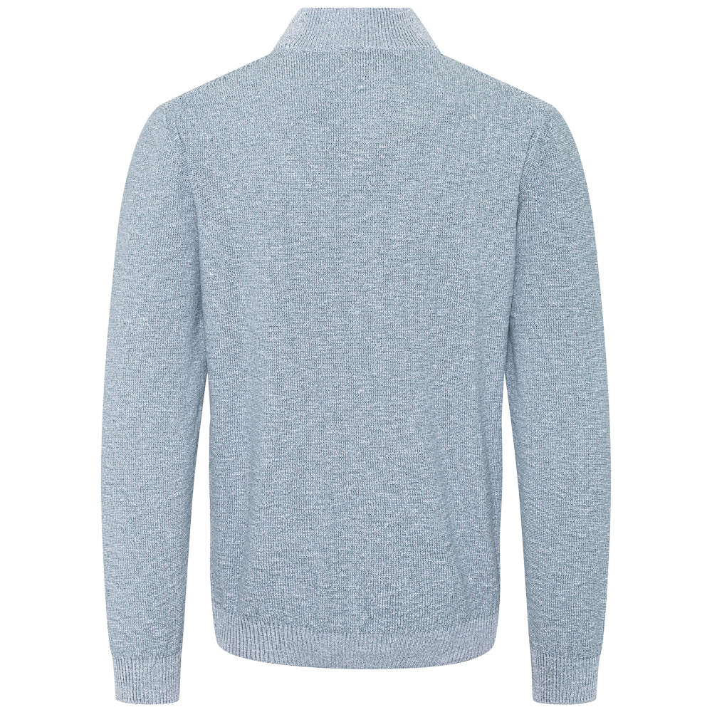 Half zip - Lys blå