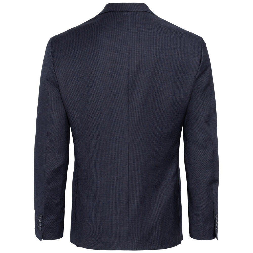 Dress - CC - Navy mikrorutet