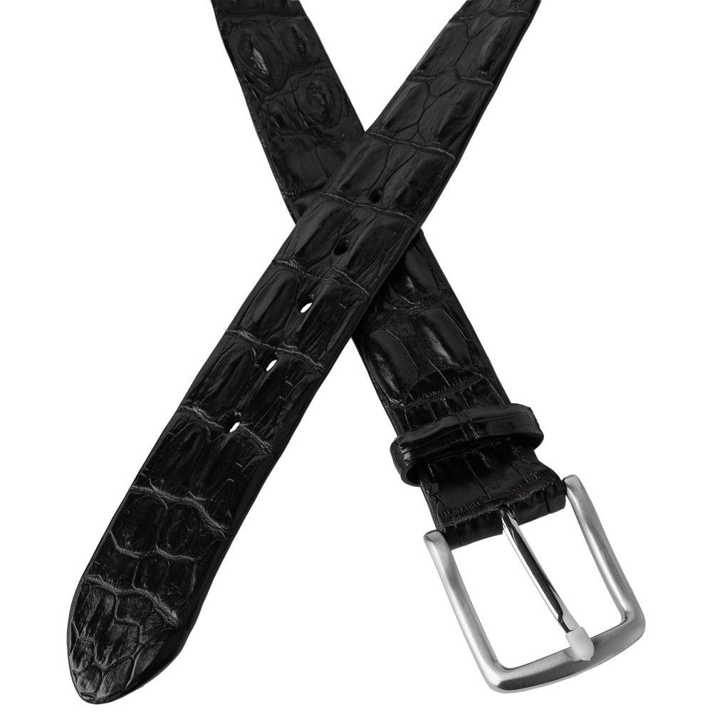 Belte - 18002 - Aligator - Black