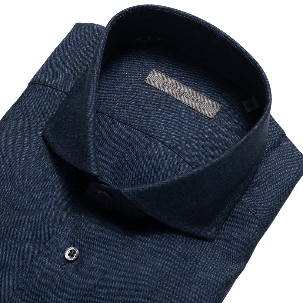 Linskjorte - Regular - Navy