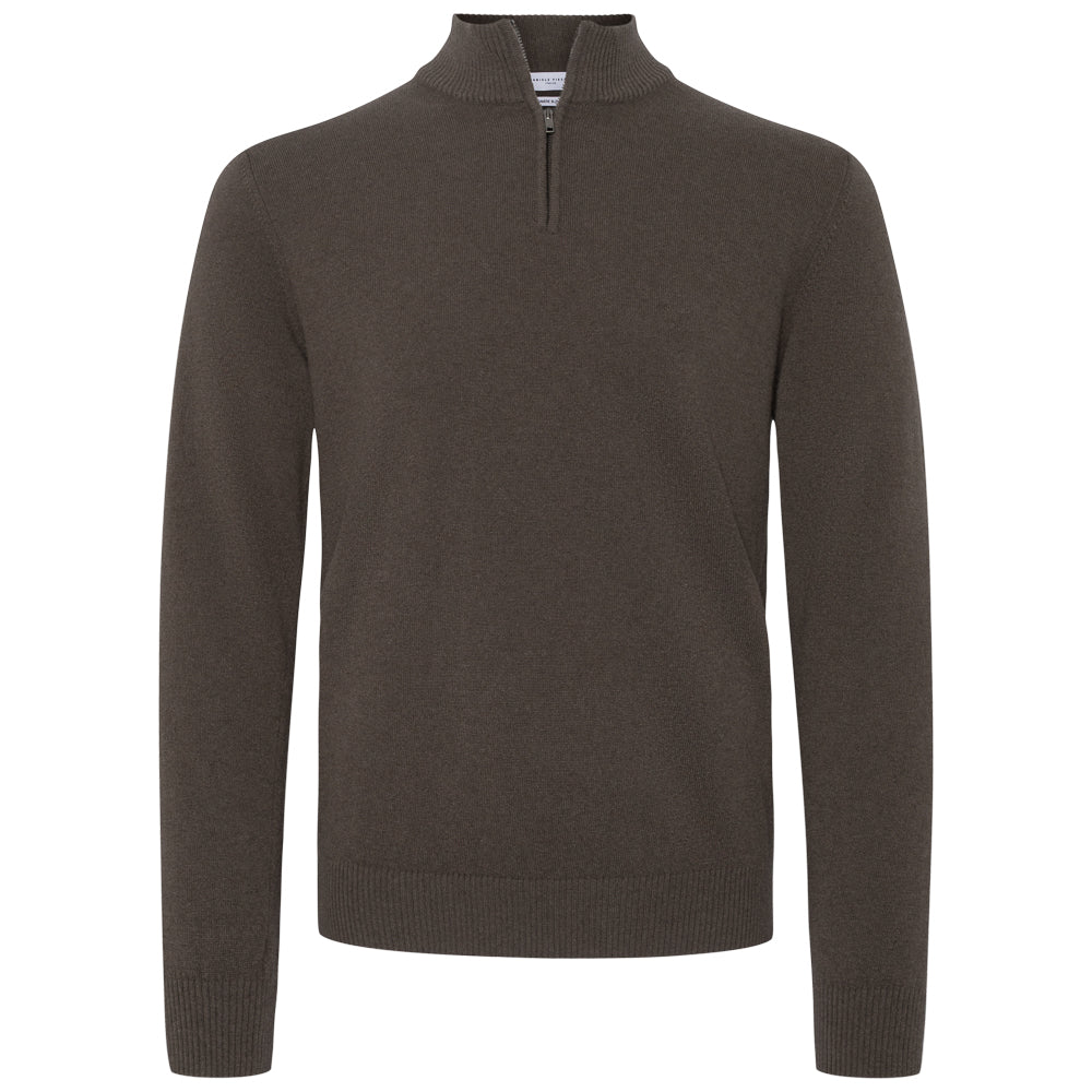 Half zip - Brun