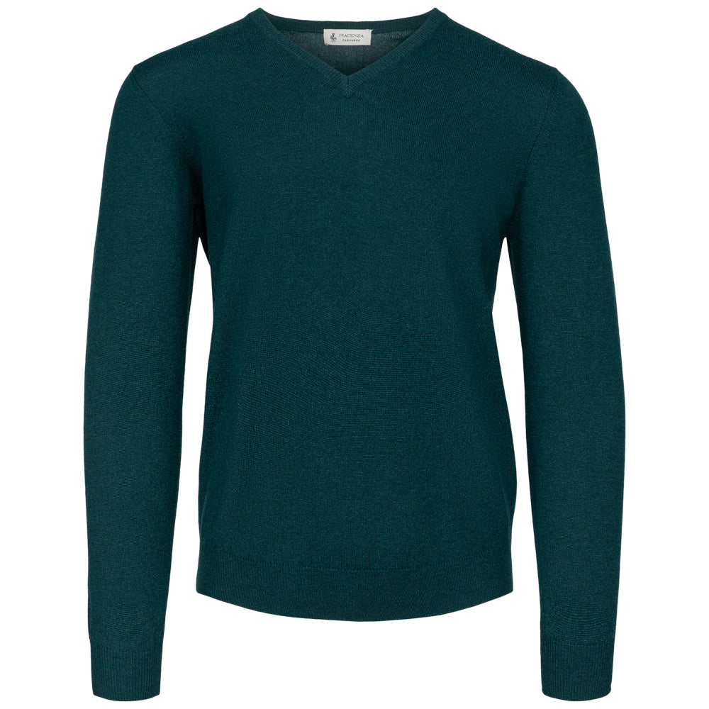 Genser - Cashmere - 8579 90458 - Mørk grønn