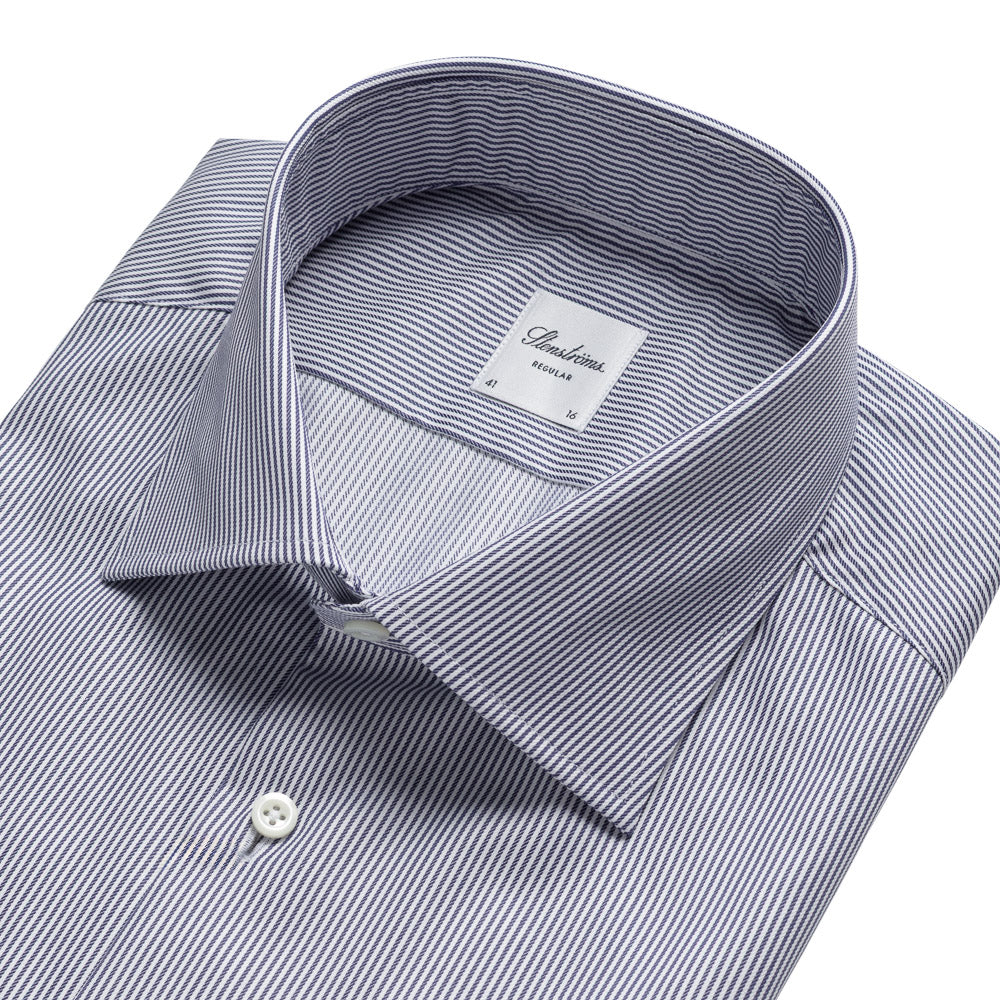 Skjorte - Regular - Navy stripet