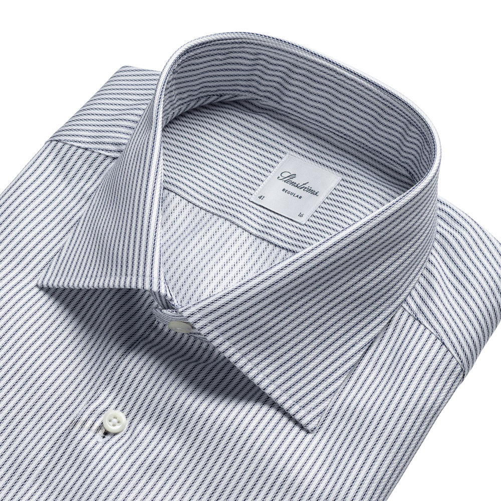 Skjorte - Regular - Navy stripet
