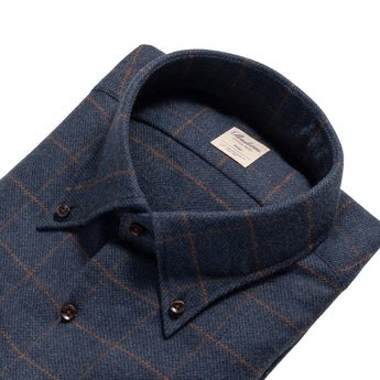 Skjorte - Fitted Body - 8863 183 - Navy check