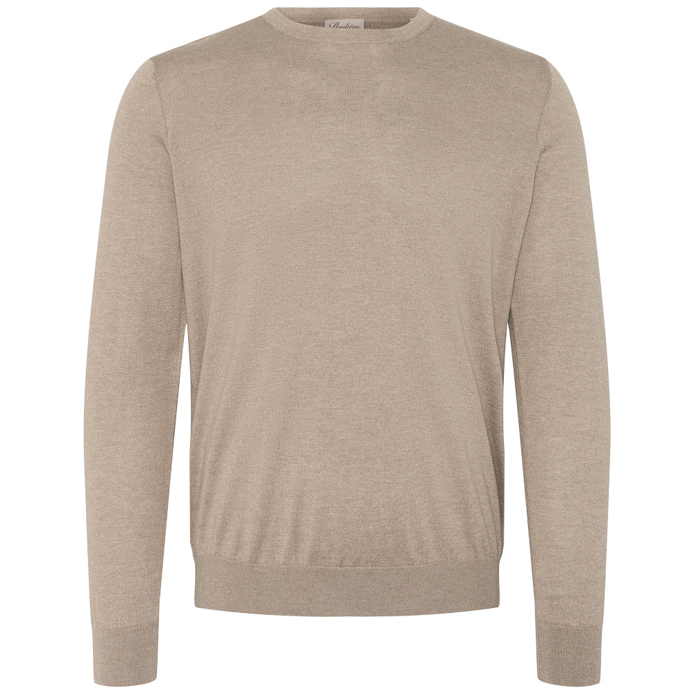 Rundhals genser - Beige