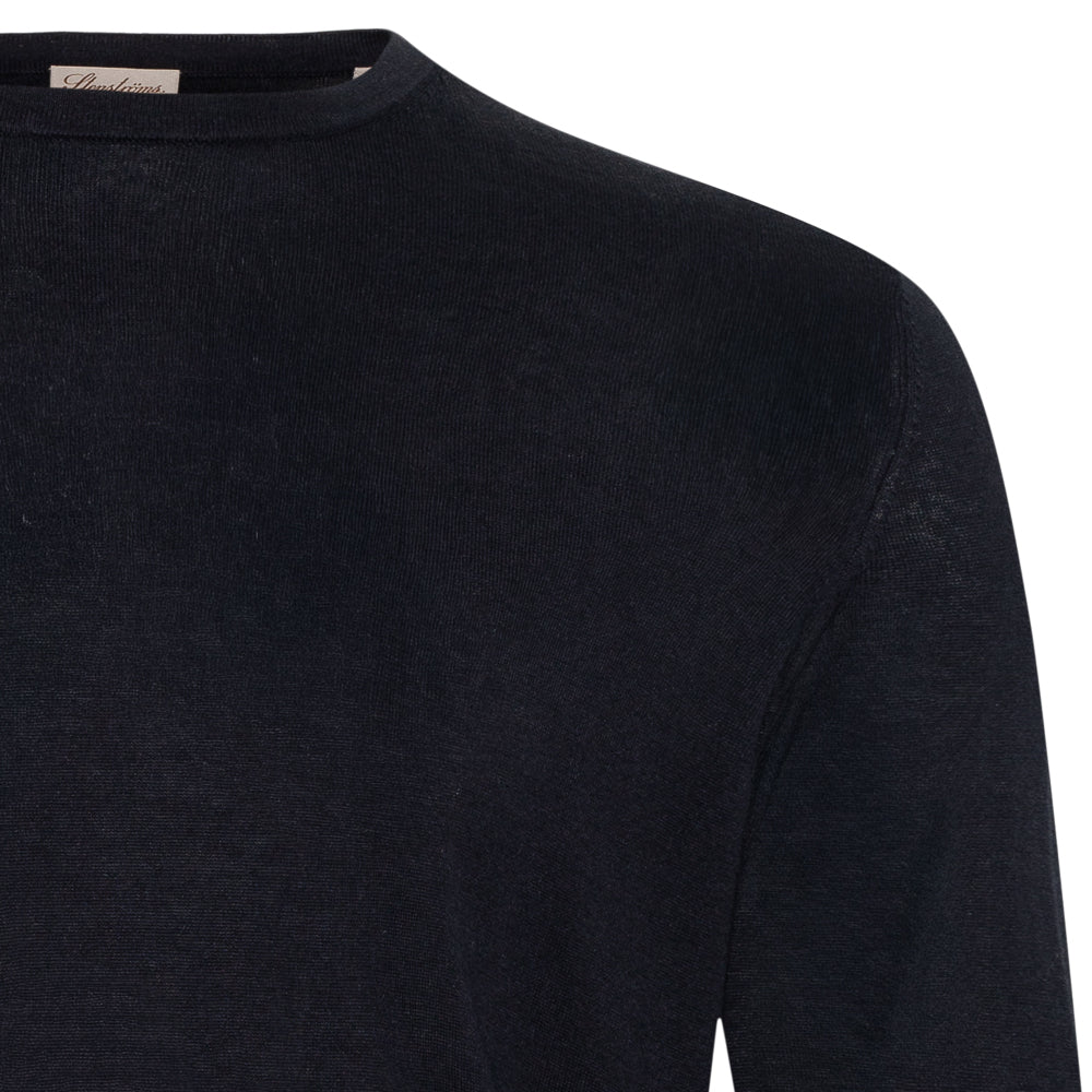 Rundhals genser - Navy