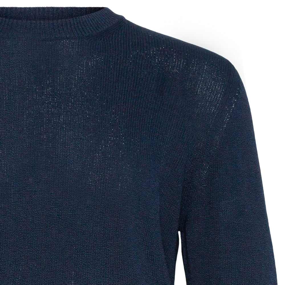 Rundhals genser - Navy
