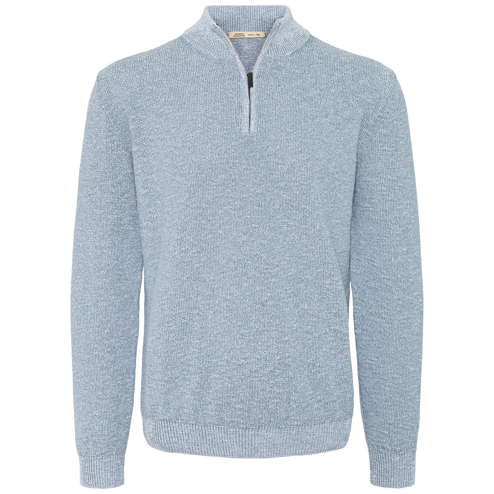 Half zip - Lys blå