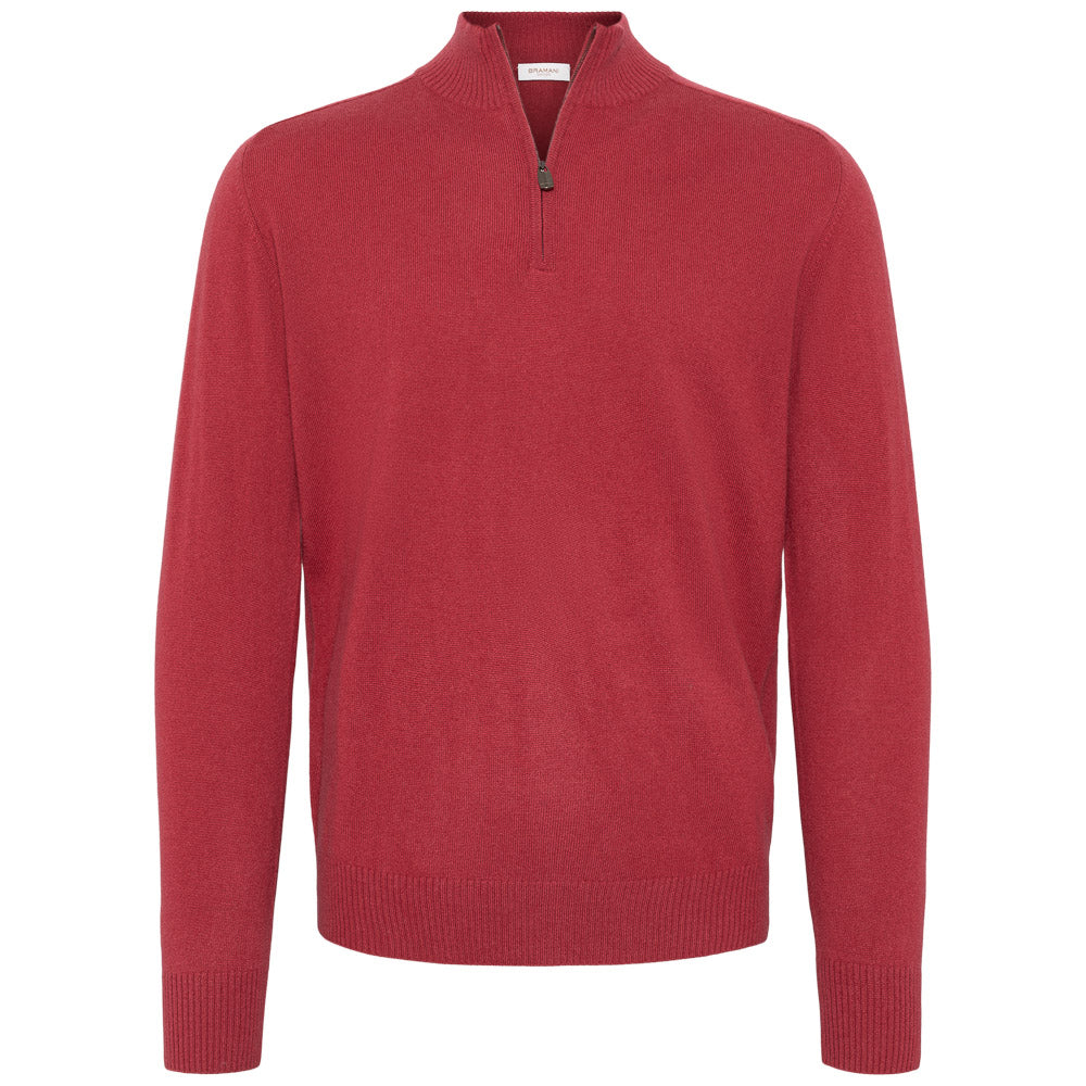 Genser - Half zip - 1897 - Cherry