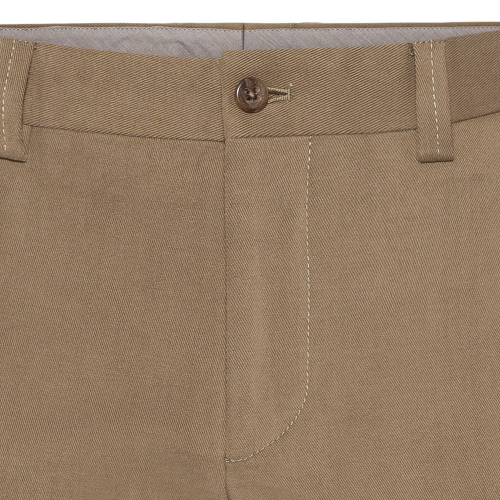 Bomullsbukse - 18503 35 - Mørk beige