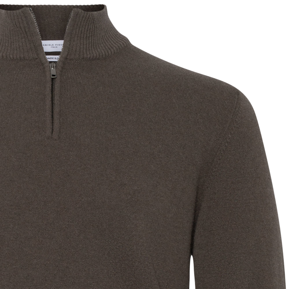 Half zip - Brun