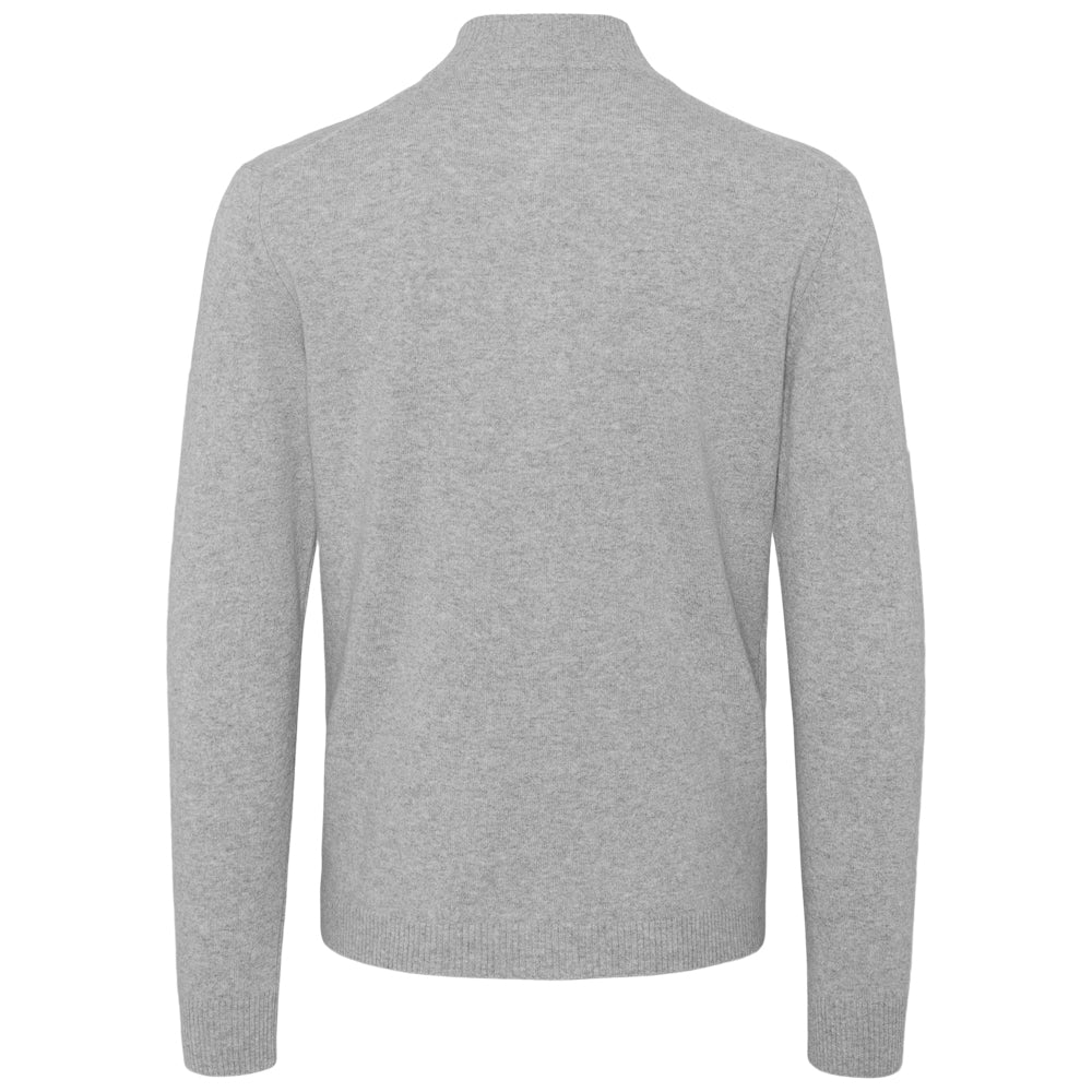Full zip - Lys grå