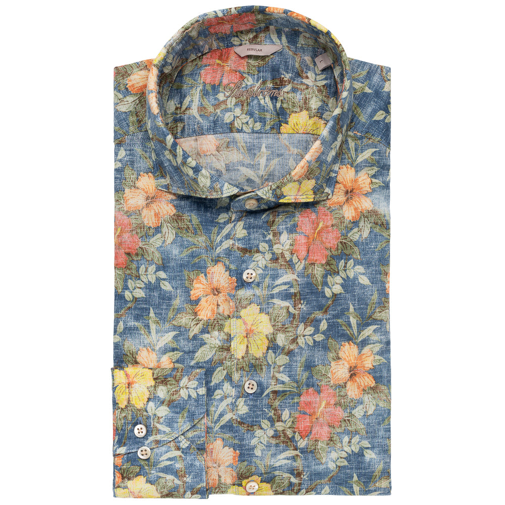 Skjorte - Regular - Blomster mønster