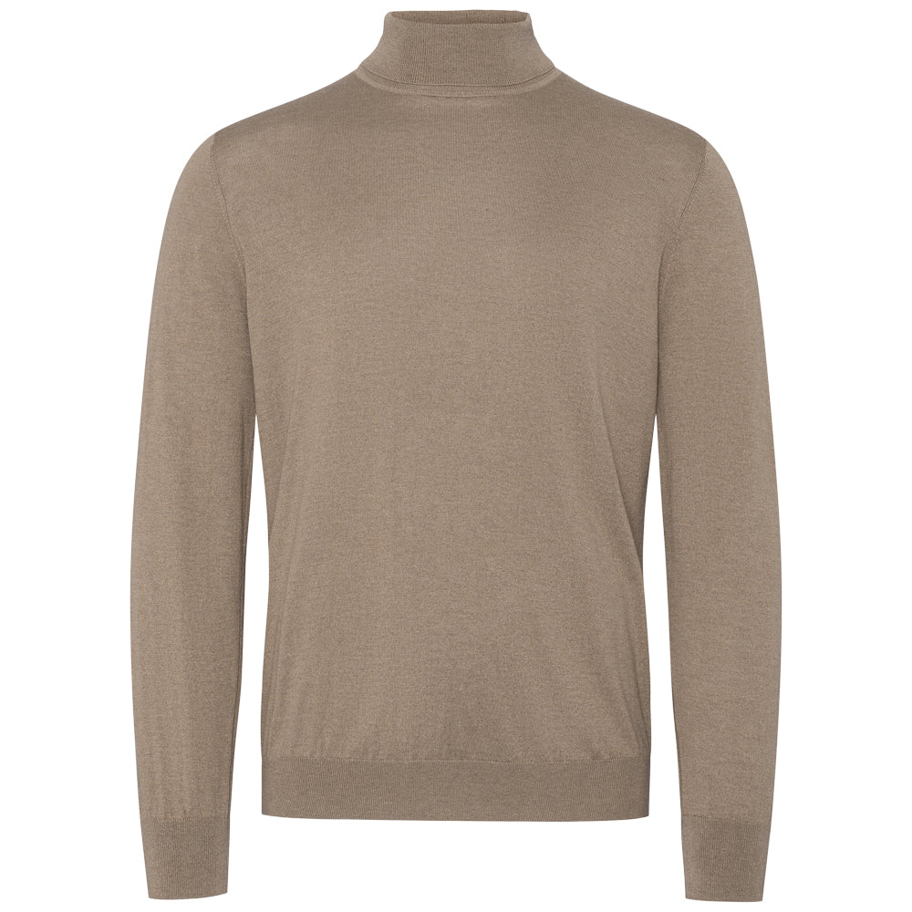 Turtleneck - Lys brun